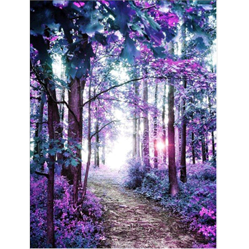 Purple Woods  | Full Round Diamond Painting Kits