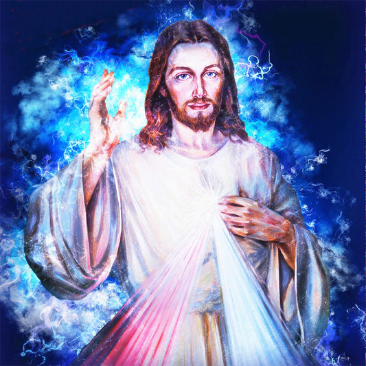 Jesus | Vollständige runde Diamant-Malkits