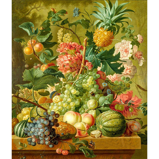 Fruit Plate  | Full Round Diamond Painting Kits