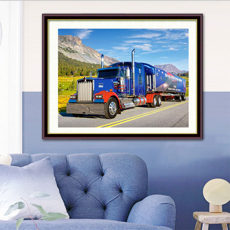 Big Truck  | Full Round Diamond Painting Kits