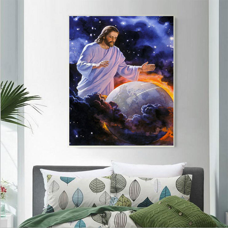 Jesus God  | Full Round Diamond Painting Kits
