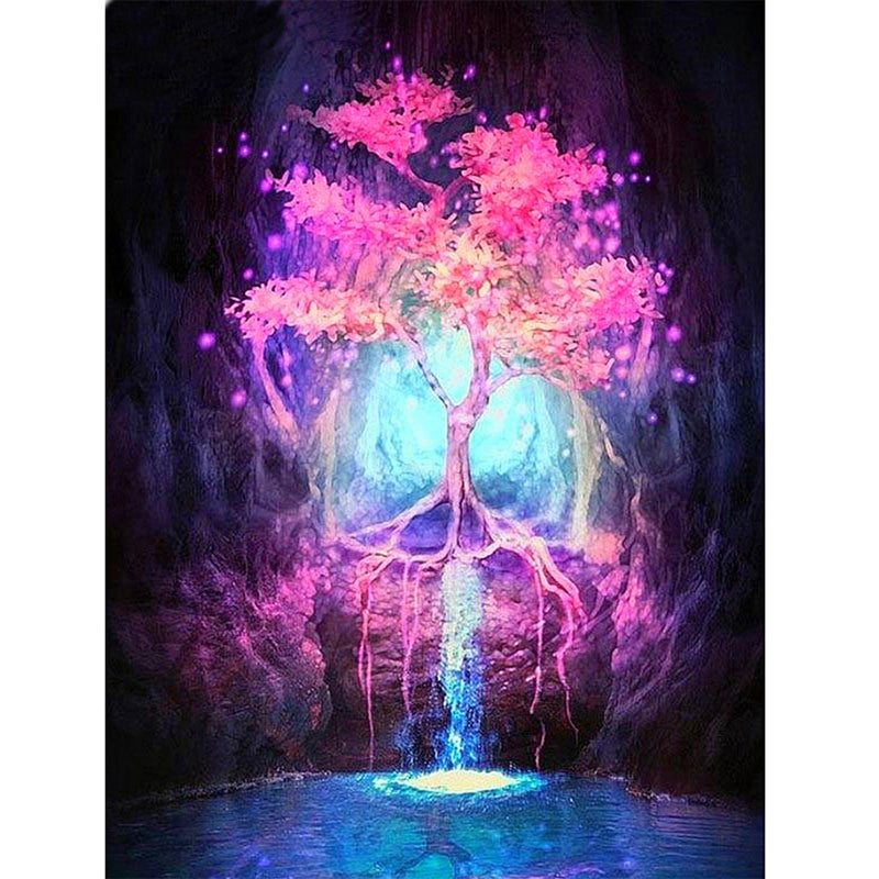 Magic Fantasy Tree  | Full Round Diamond Painting Kits