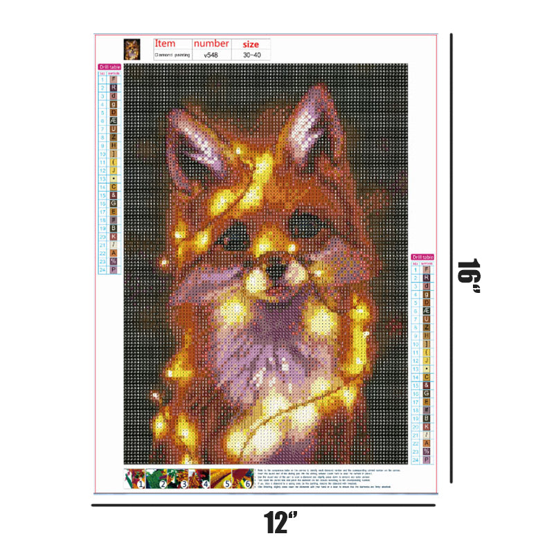 Fox  | Full Round Diamond Painting Kits