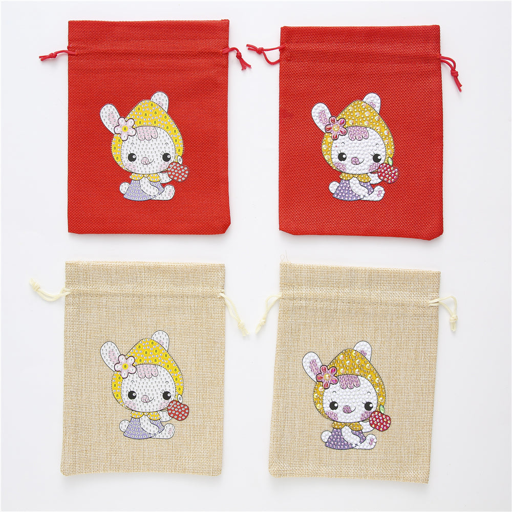 DIY Diamond Christmas Decoration | Cute Bunny | Gift Bag