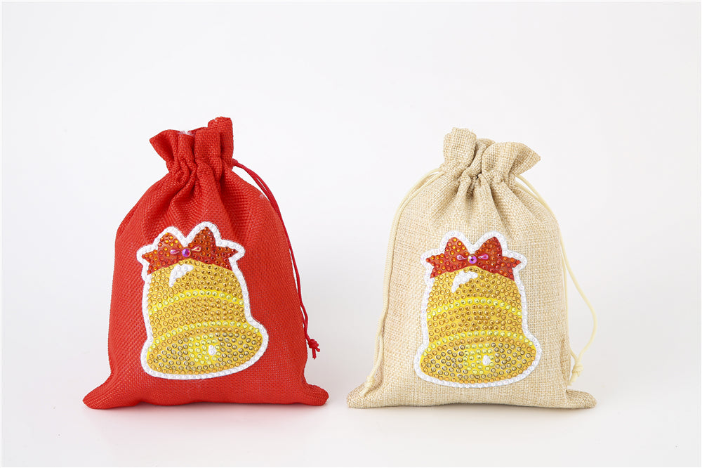 DIY Diamond Christmas Decoration | Christmas Decoration Bells | Gift Bag