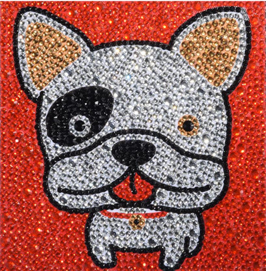 Kinderserie-| Bulldogge | Crystal Strass Diamond Painting Kits