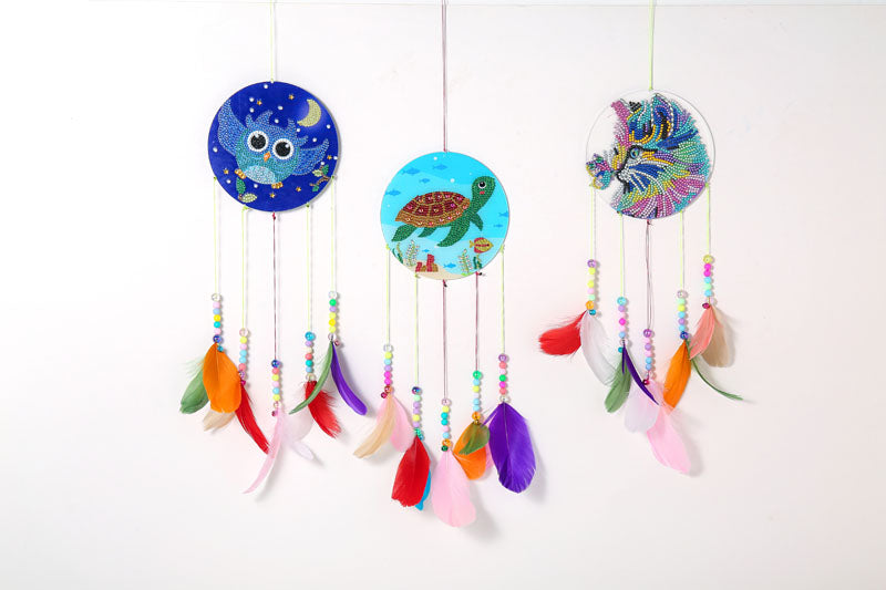 Dream Catcher Décoration Artisanat Cadeaux faits à la main-Chambre à coucher Décorations pour la maison | Licornes
